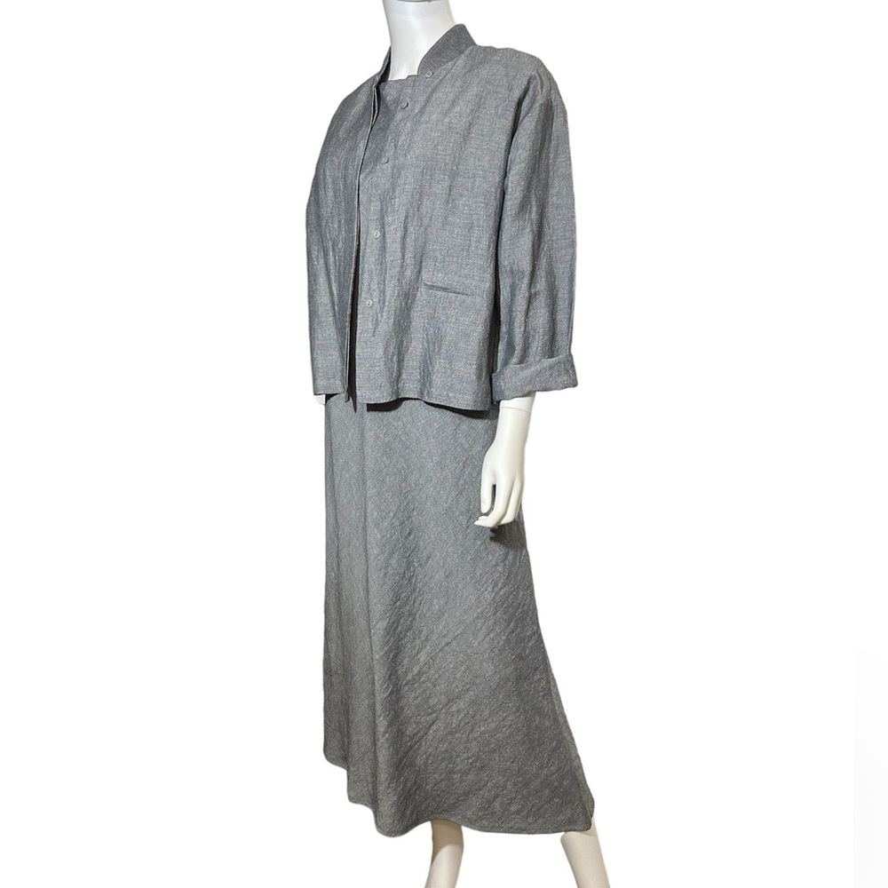 Eileen Fisher | 2 PC Linen Dress & Jacket